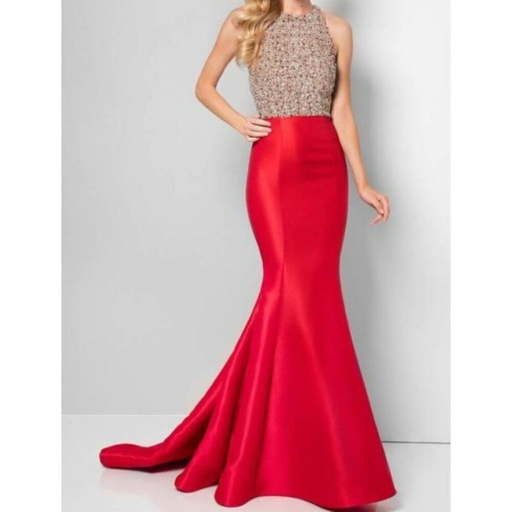 Glamour by Terani Couture Prom, Military Ball, New Years Eve Gala Black Tie Sz 2
